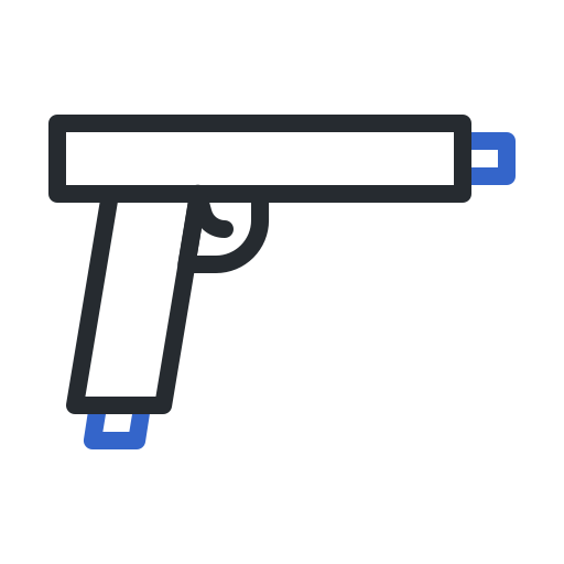 pistola Generic color outline icona