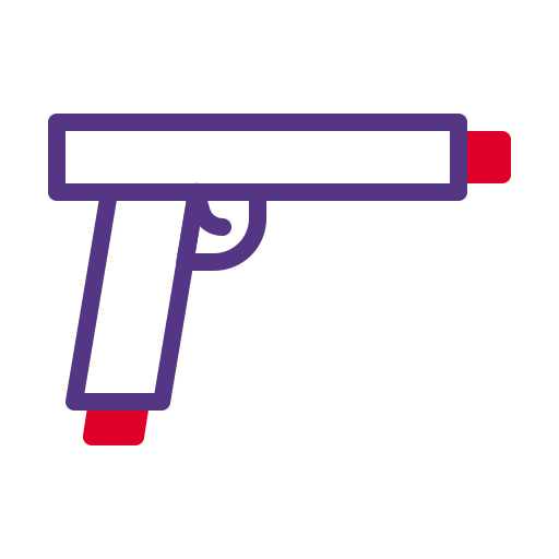 pistolet Generic color lineal-color ikona