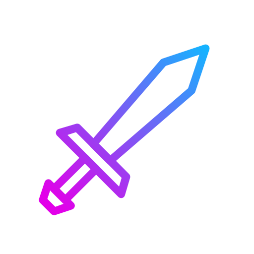 espada Generic gradient outline icono