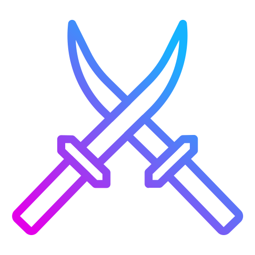 sword Generic gradient outline icon