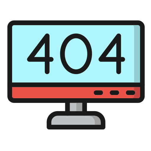 błąd 404 Generic color lineal-color ikona