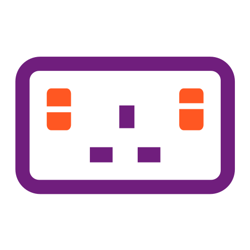 Socket Generic color fill icon