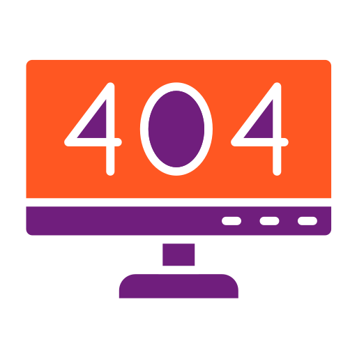 404 error Generic color fill icon