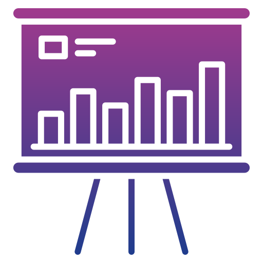 strategia Generic gradient outline icona