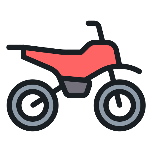 Мотоцикл Generic color lineal-color иконка