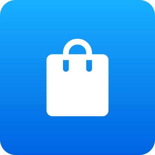 bolsa de la compra Generic gradient fill icono