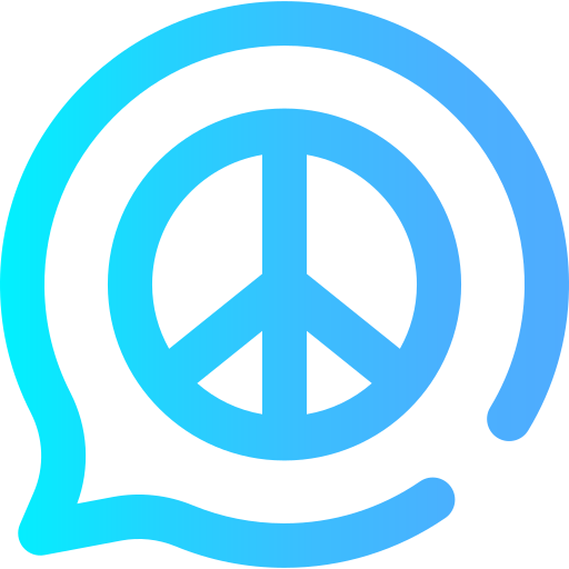 平和 Super Basic Omission Gradient icon