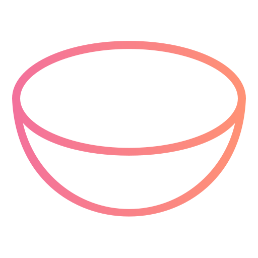 半球 Generic gradient outline icon