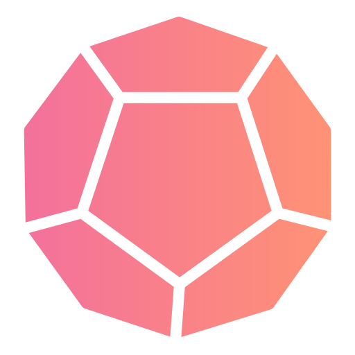 Dodecahedron Generic gradient fill icon