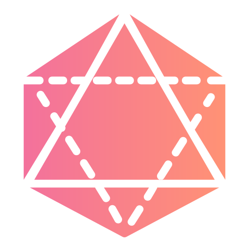 octaedro Generic gradient fill icono