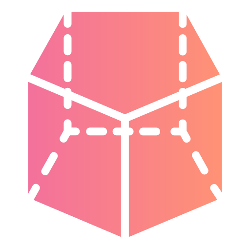 Пятиугольный Generic gradient fill иконка