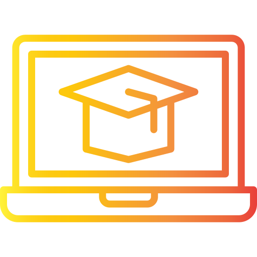 Elearning Generic gradient outline icon