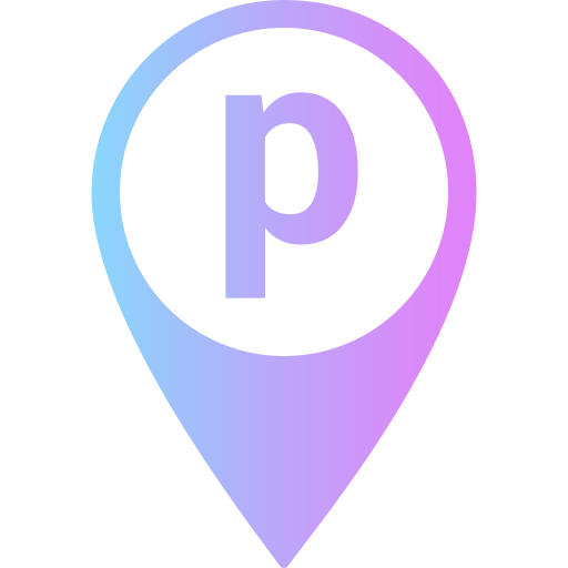 litera p Generic gradient fill ikona