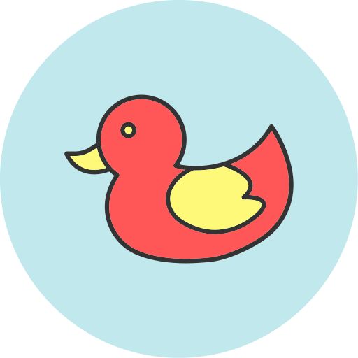 pato de goma Generic color lineal-color icono