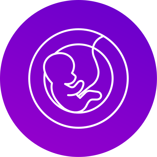 胎児 Generic gradient fill icon