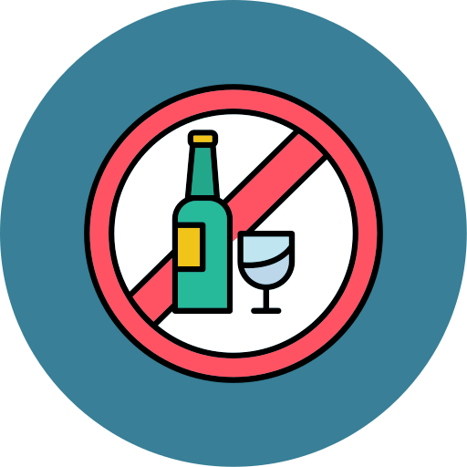 no beber Generic color lineal-color icono