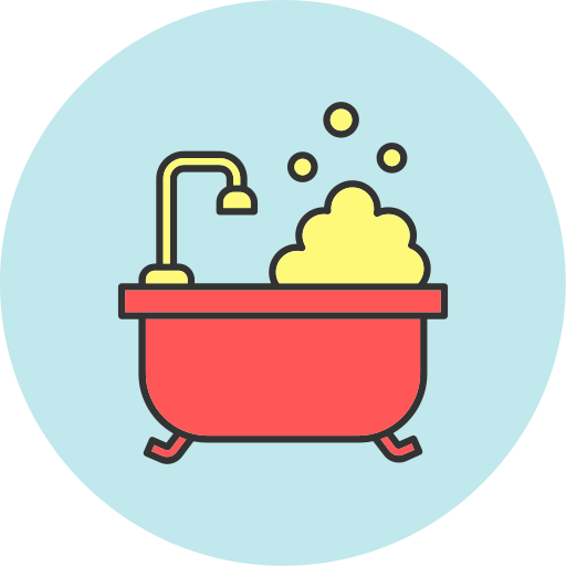 Bath Generic color lineal-color icon