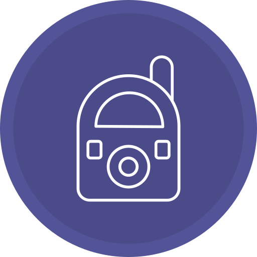 Baby Monitor Generic color fill icon