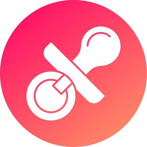Pacifier Generic gradient fill icon