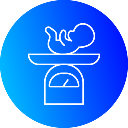 baby gewicht Generic gradient fill icoon
