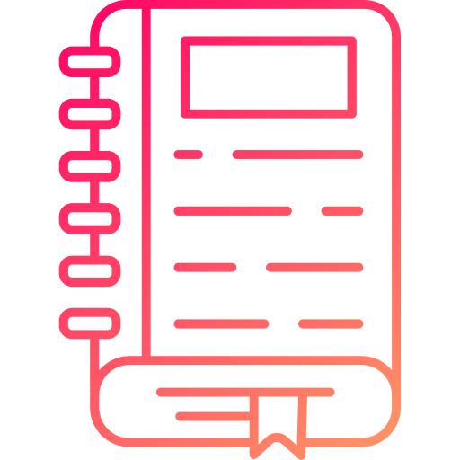 Journal Generic gradient outline icon