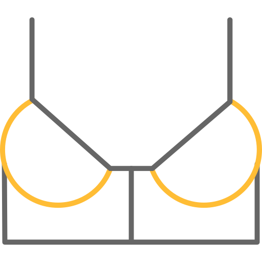 soutien-gorge Generic color outline Icône