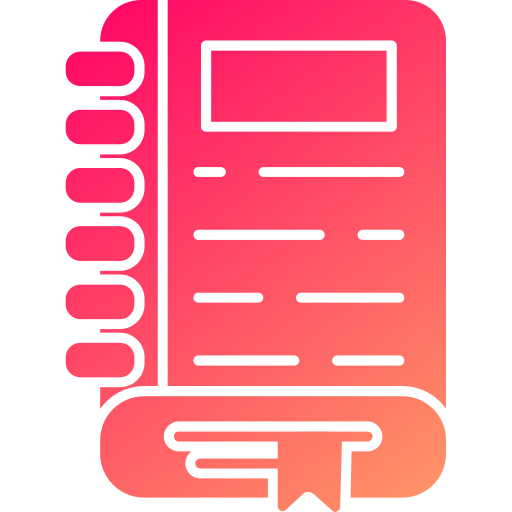 Journal Generic gradient fill icon