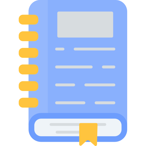 Journal Generic color fill icon