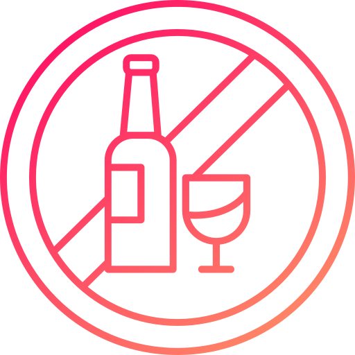 No drinking Generic gradient outline icon