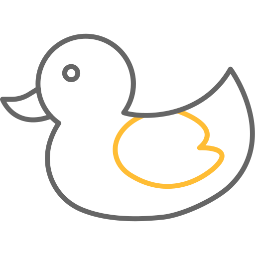 pato de goma Generic color outline icono