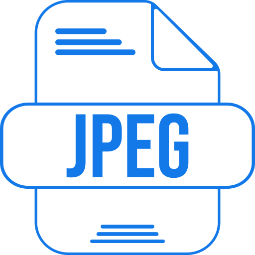 jpeg Generic color outline icon