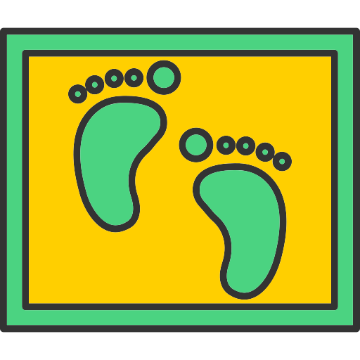 Footprint Generic color lineal-color icon
