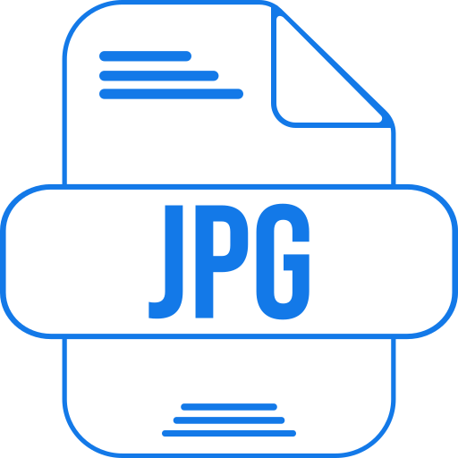 Jpg Generic color outline icon