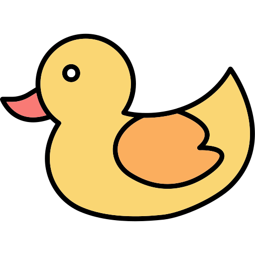 Резиновая утка Generic color lineal-color иконка