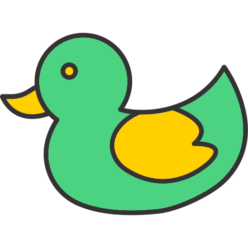 Резиновая утка Generic color lineal-color иконка