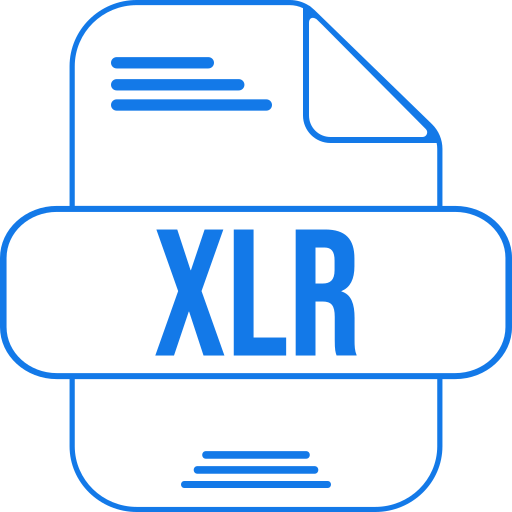 xlr Generic color outline ikona