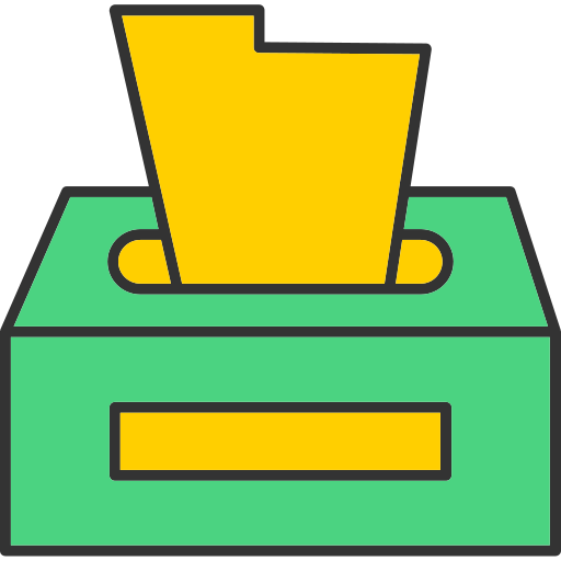 ティッシュボックス Generic color lineal-color icon