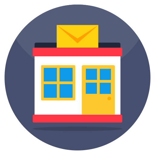 Post Office Generic color fill icon