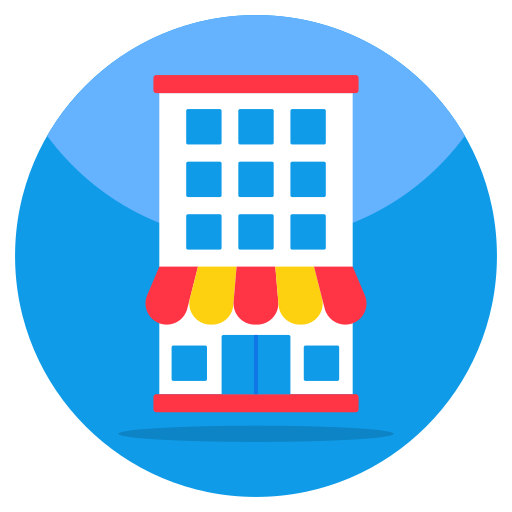 shopping mall Generic color fill icon