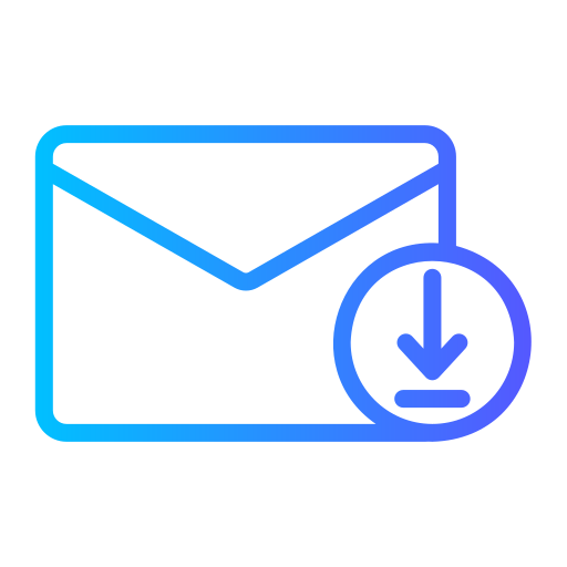 email Generic gradient outline icon