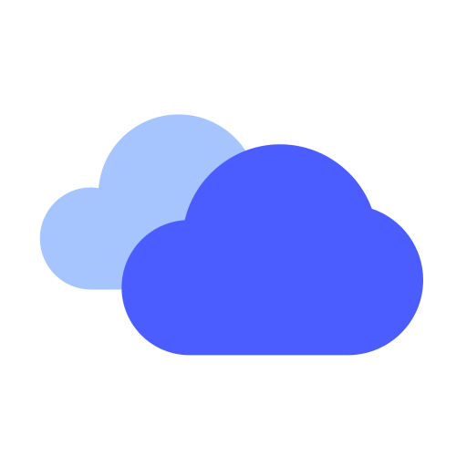 구름 Generic color fill icon