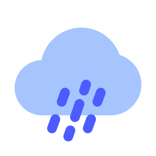 Rain Generic color fill icon