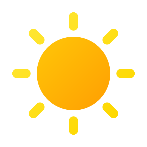 солнце Generic gradient fill иконка