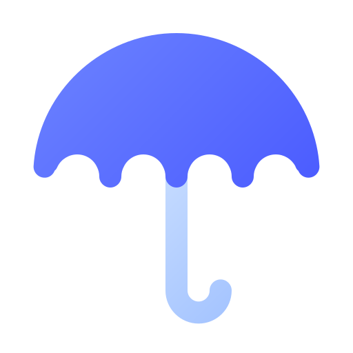 傘 Generic gradient fill icon