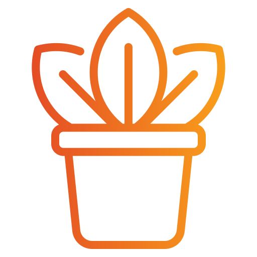 Plant Pot Generic gradient outline icon