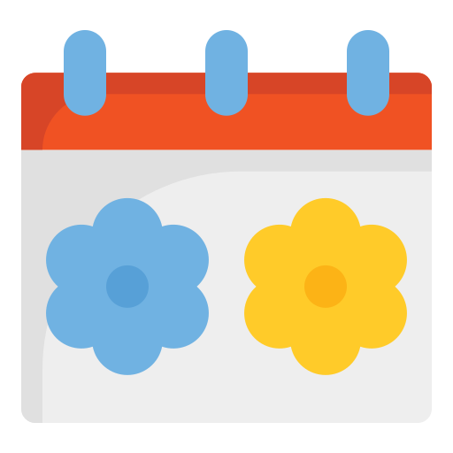 Spring calendar Generic color fill icon