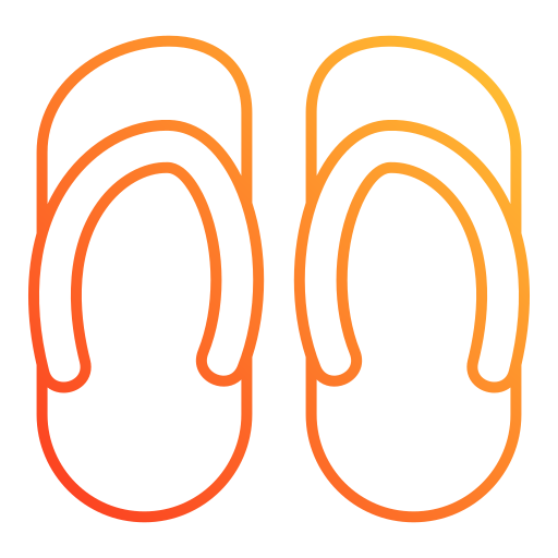 flip flops Generic gradient outline icon