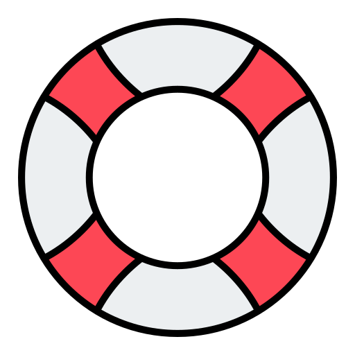 救命浮輪 Generic color lineal-color icon