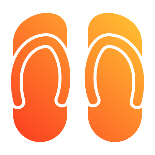 flip flops Generic gradient fill icon