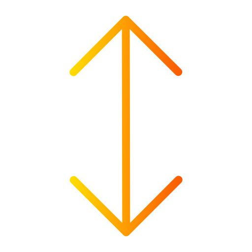 flecha doble Generic gradient outline icono